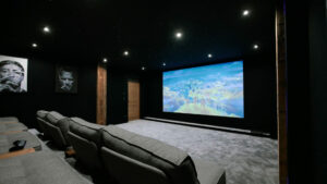 Salle de cinéma privée