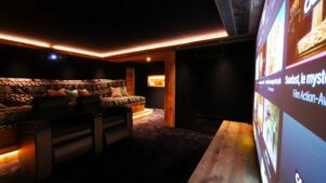 Salle de cinéma privée